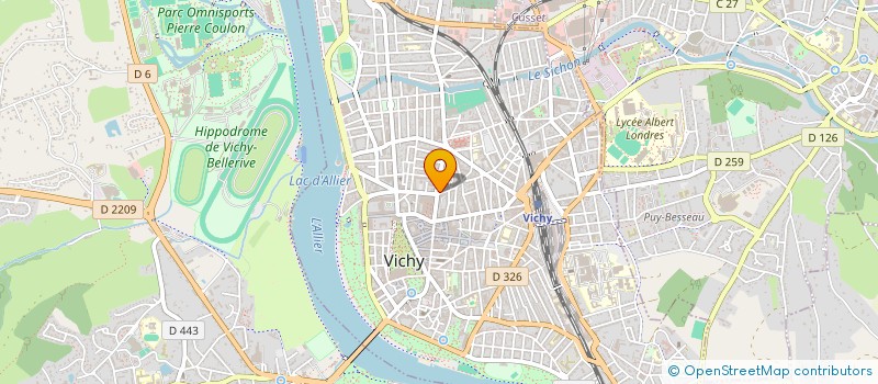 localisation de l'entreprise SARL LA HUCHE A PAIN à VICHY