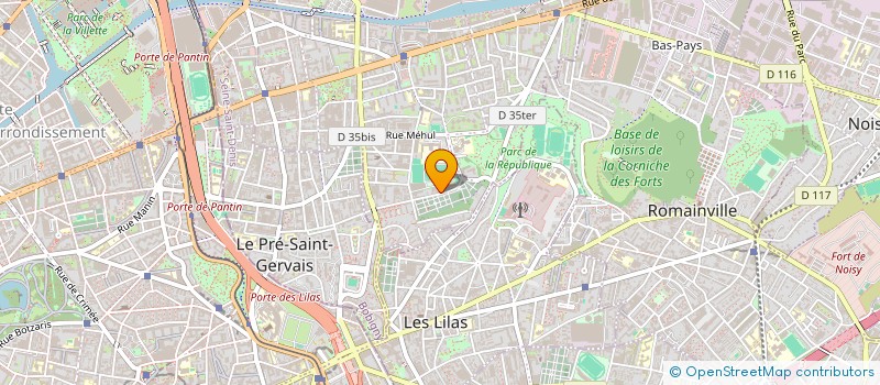 localisation de l'entreprise SARL LA JEUNESSE à PANTIN