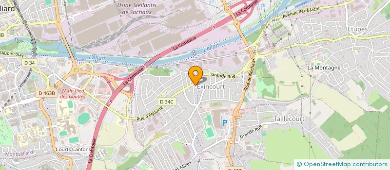 localisation de l'entreprise SARL LA LANTERNE à EXINCOURT
