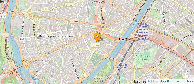 localisation de l'entreprise SARL LA LEGENDE DES PAINS à BOULOGNE-BILLANCOURT