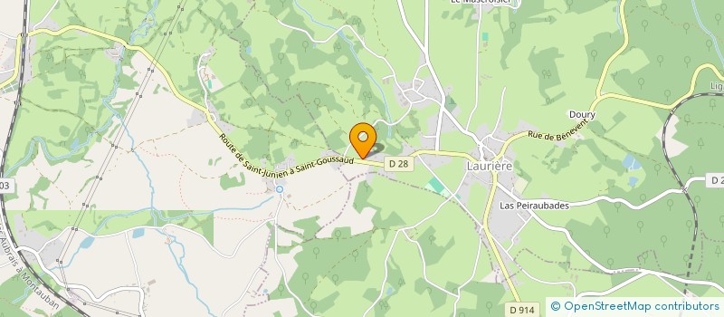 localisation de l'entreprise SARL LA LEGENDE DU PETIT LOUP à LAURIERE