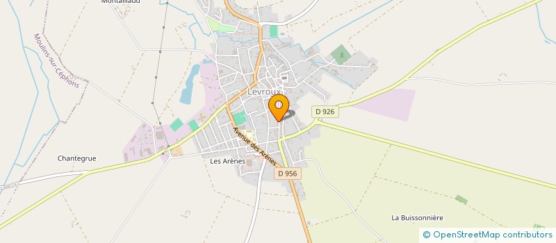 localisation de l'entreprise SARL LA LEVROUSAINE BOULANGER PATISSERIE à LEVROUX