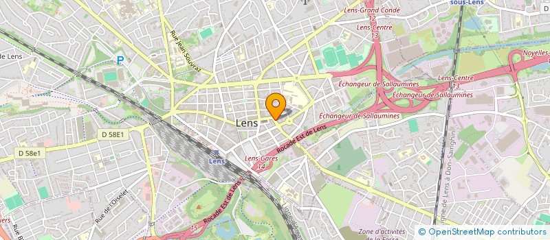 localisation de l'entreprise SARL LA LIBRAIRIE DE LA POSTE à LENS
