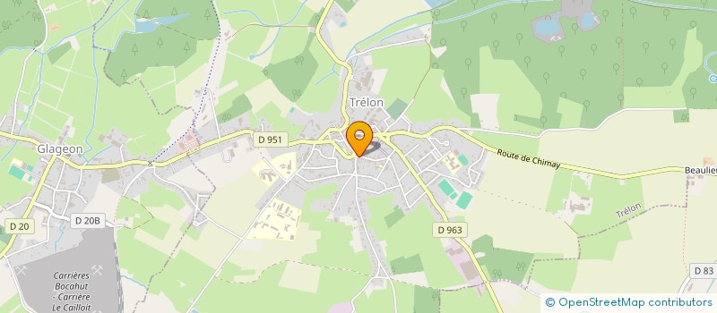 localisation de l'entreprise SARL LA LICORNE  TRELON