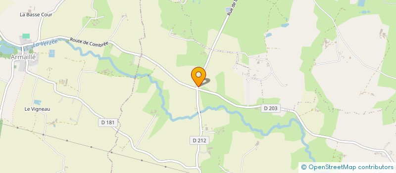 localisation de l'entreprise SARL LA LOCO  OMBREE D'ANJOU