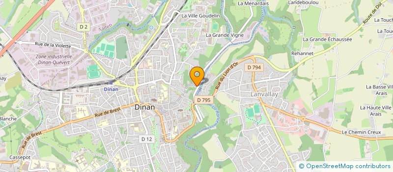 localisation de l'entreprise SARL LA LUMACHELLE à DINAN
