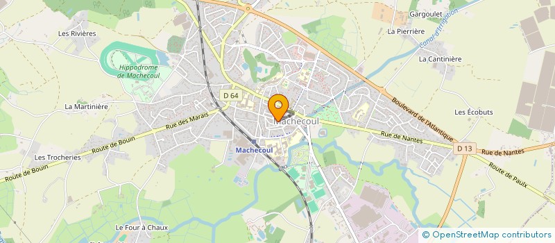 localisation de l'entreprise SARL LA MACHECOULETTE  MACHECOUL-SAINT-MEME