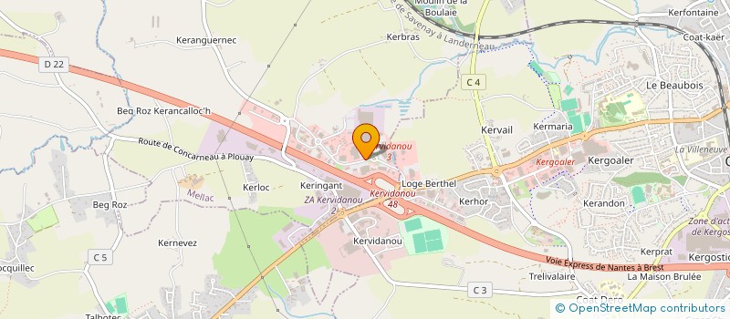 localisation de l'entreprise SARL LA MADELEINE  MELLAC