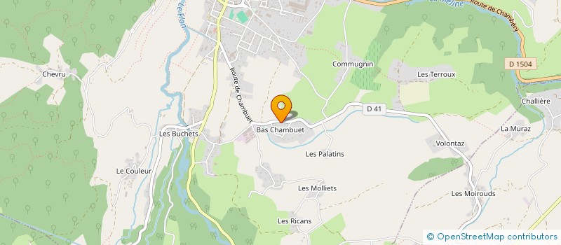 localisation de l'entreprise SARL LA MAIN A LA PATE à YENNE