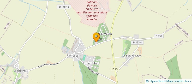 localisation de l'entreprise SARL LA MAIN VERTE à FAVIERES