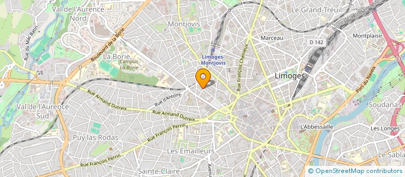 localisation de l'entreprise SARL LA MAISON BLANCHE à LIMOGES