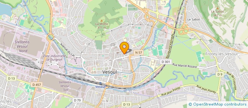 localisation de l'entreprise SARL LA MAISON DE LA LAINE  VESOUL