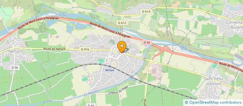 localisation de l'entreprise SARL LA MAISON DE LA PIZZA FRANCAISE à MILLAS