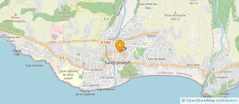 localisation de l'entreprise SARL LA MAISON DES LIERRES à SAINT-JOSEPH