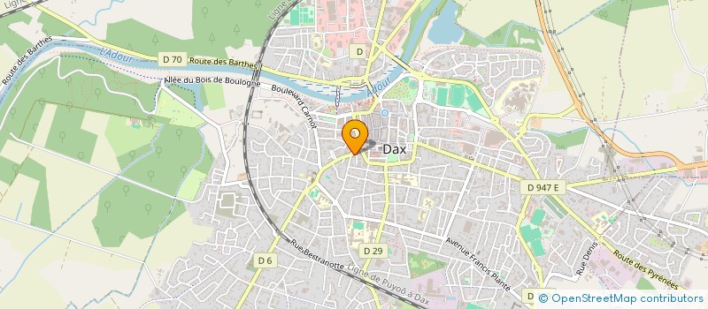 localisation de l'entreprise SARL LA MAISON DU PAIN à DAX