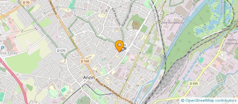 localisation de l'entreprise SARL LA MAISON DU PNEU à ANZIN