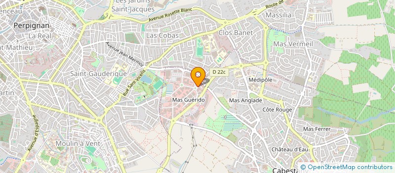 localisation de l'entreprise SARL LA MAISON DU RIDEAU  CABESTANY