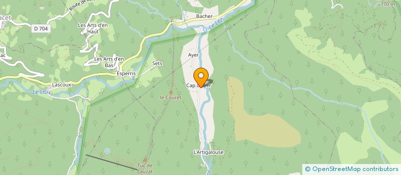 localisation de l'entreprise SARL LA MAISON DU VALIER à BORDES-UCHENTEIN