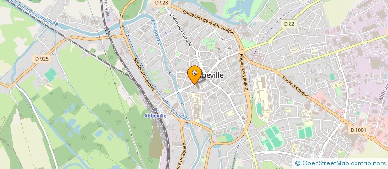 localisation de l'entreprise SARL LA MAISON DU VIN à ABBEVILLE
