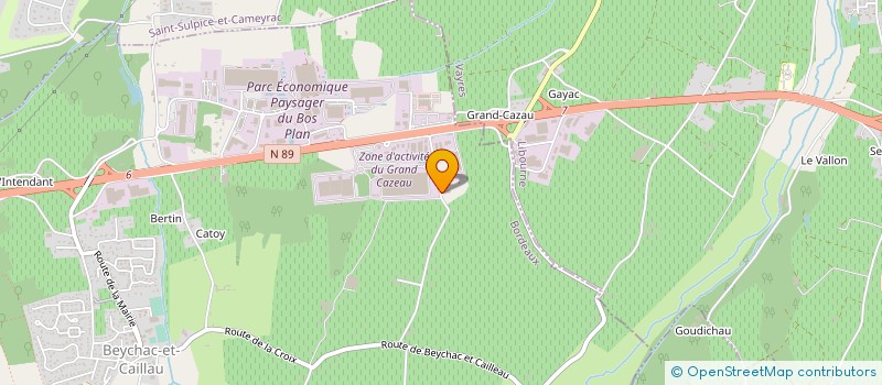 localisation de l'entreprise SARL LA MAISON GRAND MONTEIL à BEYCHAC-ET-CAILLAU