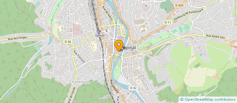 localisation de l'entreprise SARL LA MAISON MODERNE à EPINAL