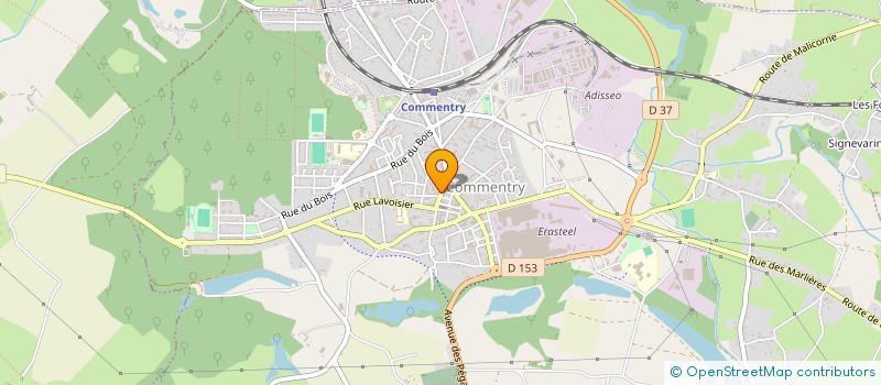 localisation de l'entreprise SARL LA MAMA  COMMENTRY