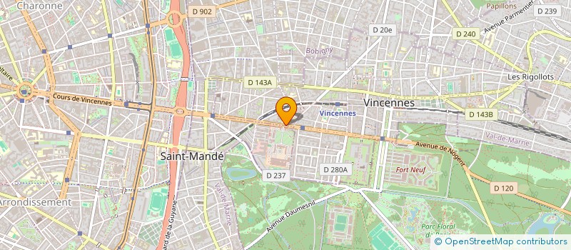 localisation de l'entreprise SARL LA MANNE à VINCENNES