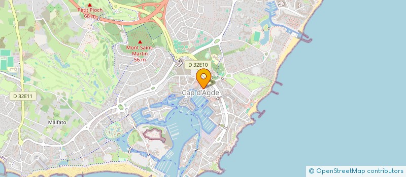 localisation de l'entreprise SARL LA MAREE  AGDE