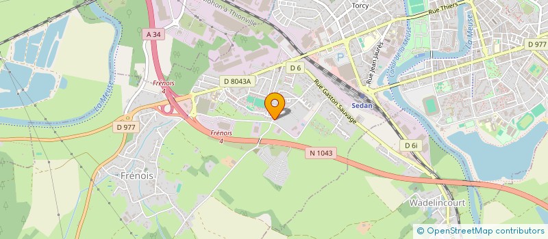 localisation de l'entreprise SARL LA MARFEE à SEDAN