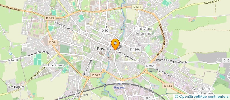 localisation de l'entreprise SARL LA MARIGOTIERE  BAYEUX