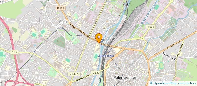 localisation de l'entreprise SARL LA MARINE à VALENCIENNES