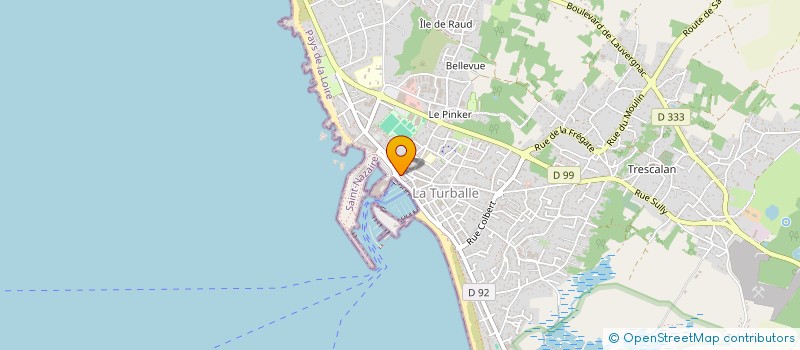 localisation de l'entreprise SARL LA MARINE  LA TURBALLE
