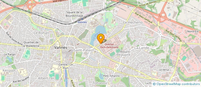 localisation de l'entreprise SARL LA MASCOTTE à VANNES