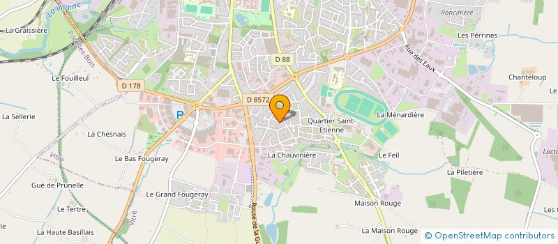 localisation de l'entreprise SARL LA MASURE à VITRE