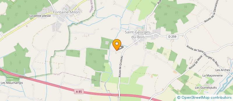 localisation de l'entreprise SARL LA MENUISERIE LES SAULES à BEAUFORT-EN-ANJOU