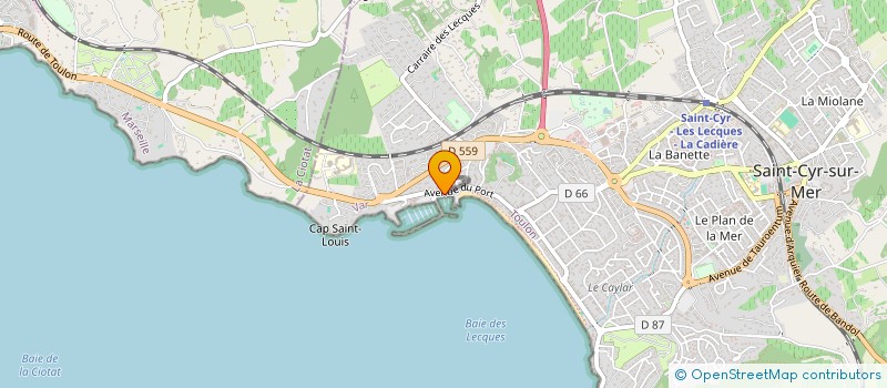 localisation de l'entreprise SARL LA MEOUNAISE à SAINT-CYR-SUR-MER