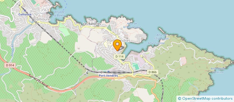 localisation de l'entreprise SARL LA METALLERIE  PORT-VENDRES