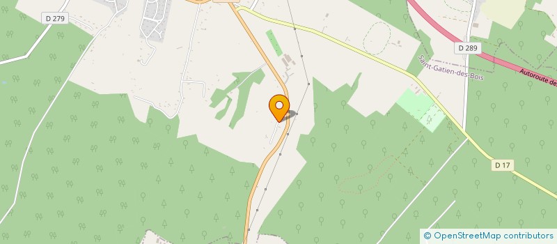 localisation de l'entreprise SARL LA MEVELERIE  SAINT-GATIEN-DES-BOIS