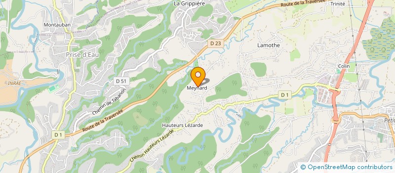 localisation de l'entreprise SARL LA MEYNARDIENNE à PETIT-BOURG