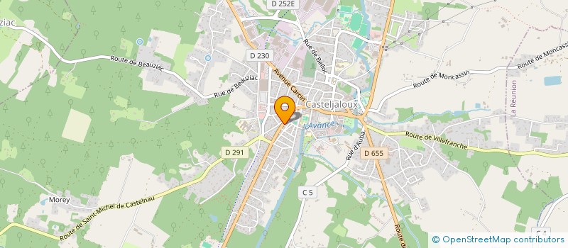 localisation de l'entreprise SARL LA MIE DE CASTEL  CASTELJALOUX