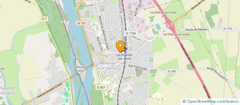 localisation de l'entreprise SARL LA MIE DOUCE à LA CHARITE-SUR-LOIRE