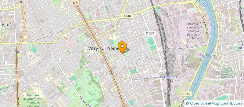 localisation de l'entreprise SARL LA MINOTIERE à VITRY-SUR-SEINE
