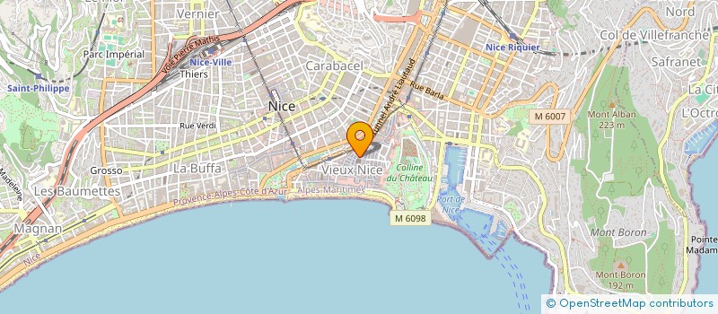 localisation de l'entreprise SARL LA MOELLE à NICE