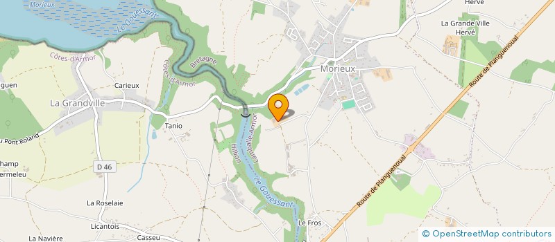 localisation de l'entreprise SARL LA MOISSONNIERE à LAMBALLE-ARMOR