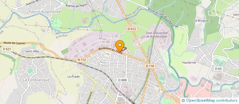 localisation de l'entreprise SARL LA MONTAGNE NOIRE LA VOIX LIBRE à AUSSILLON