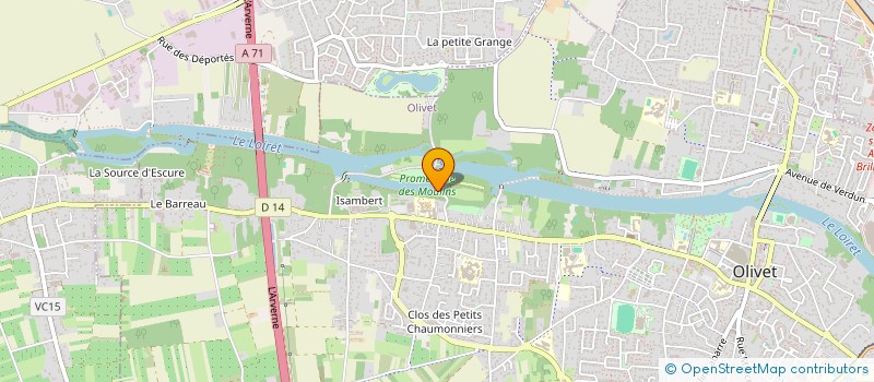 localisation de l'entreprise SARL LA MOTHE à OLIVET