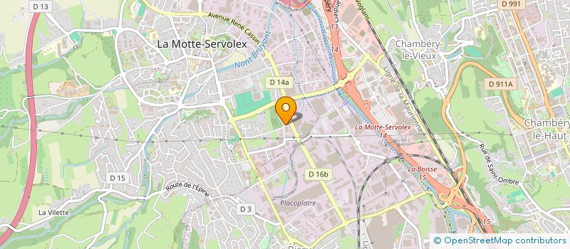 localisation de l'entreprise SARL LA MOTTE  LA MOTTE-SERVOLEX