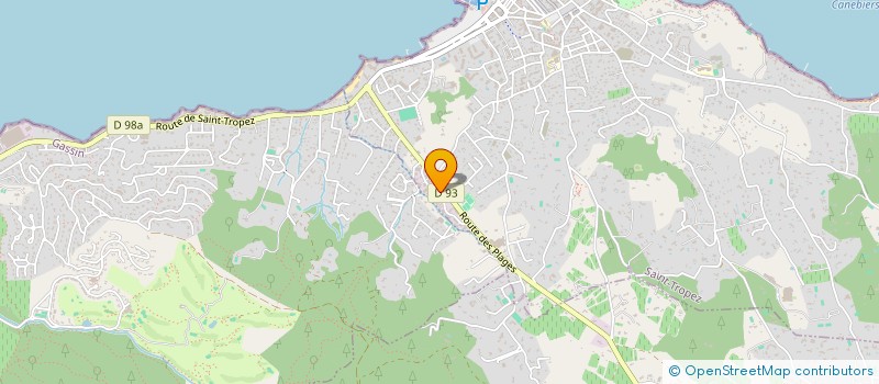 localisation de l'entreprise SARL LA MOUTTE II à SAINT-TROPEZ