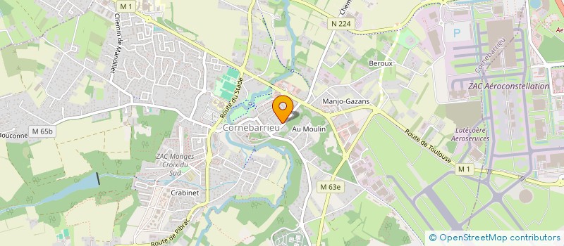 localisation de l'entreprise SARL LA MULE  CORNEBARRIEU