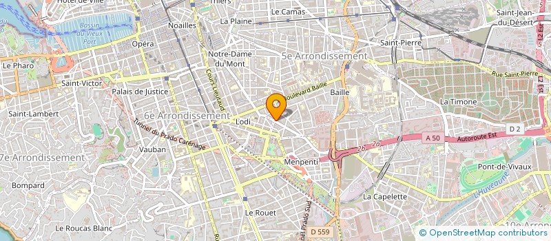 localisation de l'entreprise SARL LA MUSARDIERE à MARSEILLE